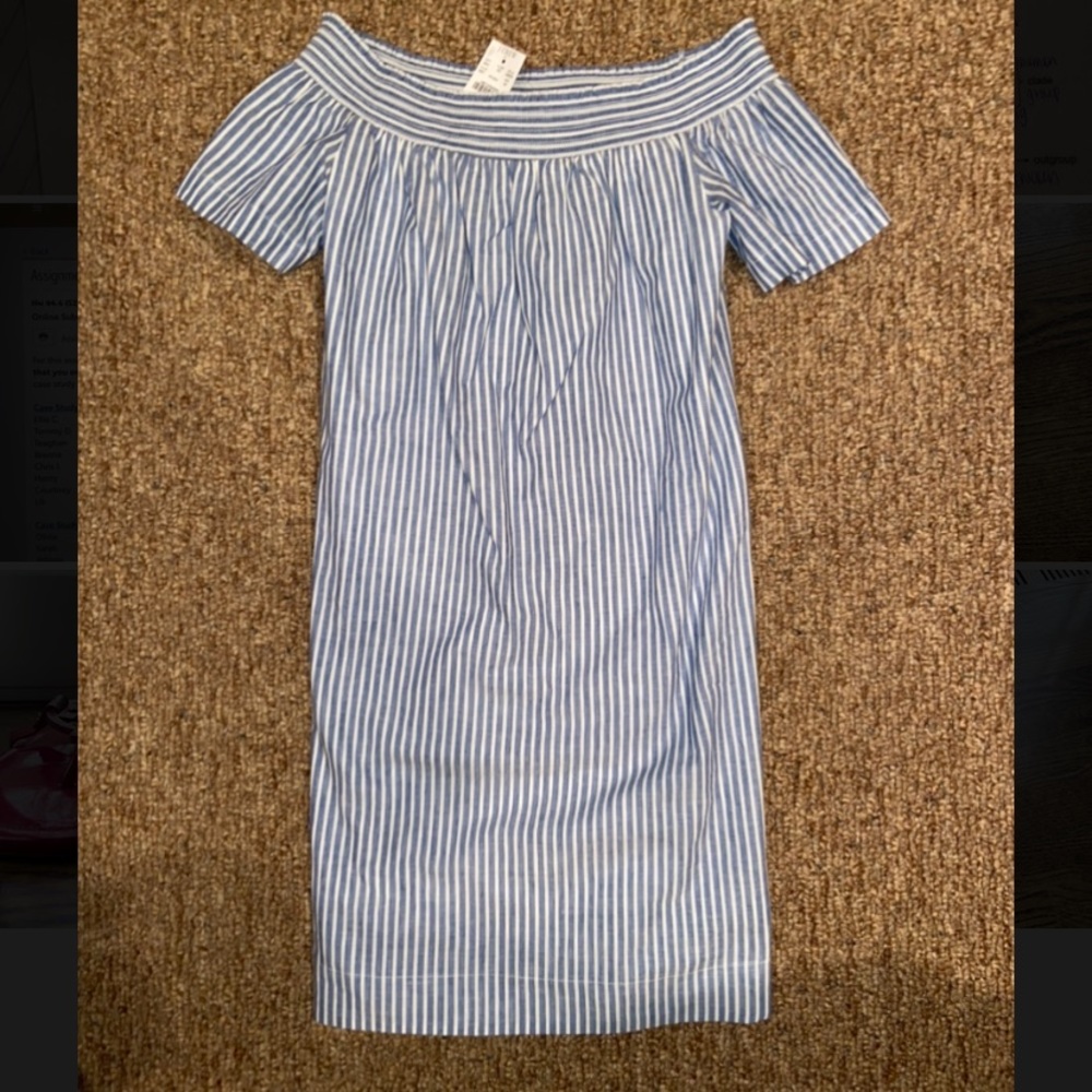 JCREW OFF THE SHOULDER DRESS
